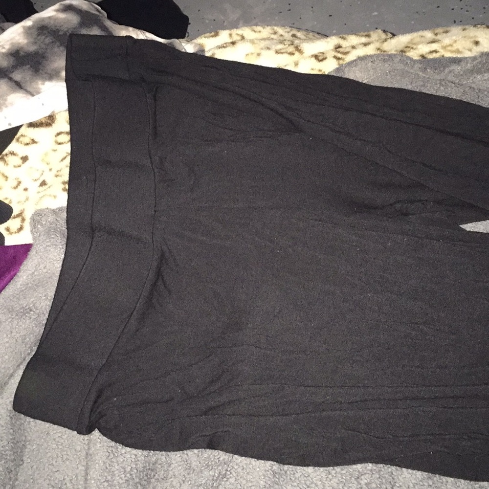 Black bellbottoms leggings
